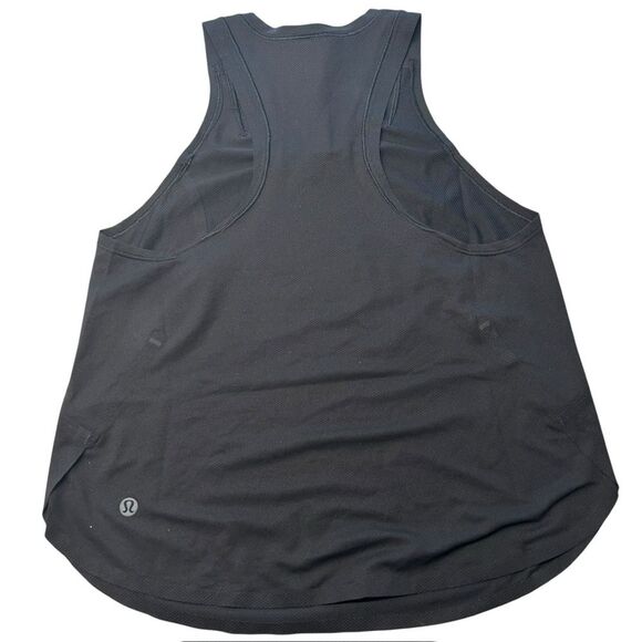 Lululemon Size 2 Lightweight Run Kit Tank Top Black Relaxed Fit Workout Gym - Picture 6 of 10